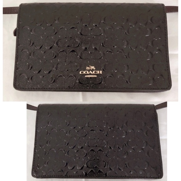 Coach Oxblood Black leather Bag - Picture 9 of 16